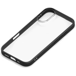 iPhone 17用 ガラススリムケース ブラック PG-25AGT01BK