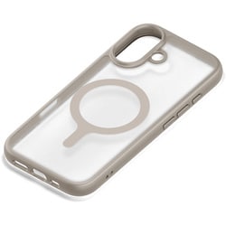 iPhone 17用 MagSafe対応 ハイブリッドケース ベージュ PG-25AMH02BE