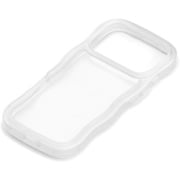 iPhone 17 Pro用 ウェーブケース クリア PG-25BWH01CL