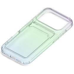 iPhone 17 Pro用 クリアポケットケース オーロラ PG-25BCTP02AR