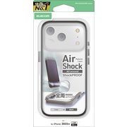 iPhone 17 Pro用 ケース ハイブリッド カバー 衝撃吸収 軽量 AirShock ブラック PM-A25CHVAIR2BK