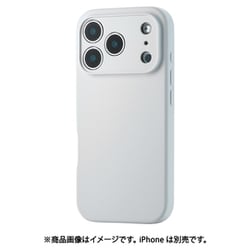 iPhone 17 Pro用 ケース ハイブリッドシリコン カバー MAGKEEP 磁力吸着ワイヤレス充電対応 アンチダストコート グレー PM-A25CHVSCMGGY