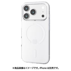 iPhone 17 Pro用 ケース ソフト カバー 衝撃吸収 薄型 MAGKEEP 磁力吸着ワイヤレス充電対応 高透明 クリア PM-A25CUCT3MGCR