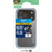 iPhone 17 Pro用 ケース ソフト カバー カメラレンズカバー搭載 磁気吸着対応メタルステッカー付 ストラップホール付 極限保護 クリア PM-A25CUCTKPCR