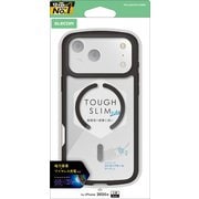 iPhone 17 Pro Max用 ケース ハイブリッド カバー 衝撃吸収 軽量 薄型 MAGKEEP 磁力吸着ワイヤレス充電対応 ストラップホール付 ストラップホールシート付 TOUGH SLIM LITE ブラック PM-A25DTSLFCMBK