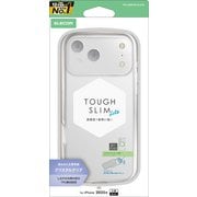 iPhone 17 Pro Max用 ケース ソフト カバー 衝撃吸収 軽量 薄型 磁気吸着対応メタルステッカー付 ストラップホール付 ストラップホールシート付 高透明 クリア PM-A25DTSLUC3CR