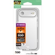 iPhone Air用 ケース ハイブリッド カバー D3O(R)超衝撃保護 磁気吸着対応メタルステッカー付 ストラップホール付 クリア PM-A25BD3OTCR