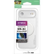iPhone Air用 ケース ハイブリッド カバー 衝撃吸収 MAGKEEP 磁力吸着ワイヤレス充電対応 ホワイト PM-A25BMAG02WH