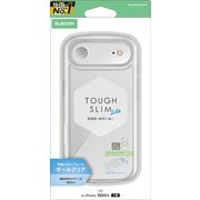 iPhone Air用 ケース ハイブリッド カバー 衝撃吸収 軽量 薄型 磁気吸着対応メタルステッカー付 ストラップホール付 ストラップホールシート付 TOUGH SLIM LITE クリア PM-A25BTSLACR