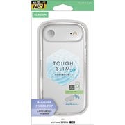 iPhone Air用 ケース ソフト カバー 衝撃吸収 軽量 薄型 磁気吸着対応メタルステッカー付 ストラップホール付 ストラップホールシート付 高透明 クリア PM-A25BTSLUC3CR