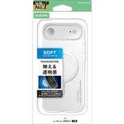 iPhone Air用 ケース ソフト カバー 衝撃吸収 薄型 MAGKEEP 磁力吸着ワイヤレス充電対応 高透明 クリア PM-A25BUCT3MGCR