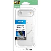 iPhone Air用 ケース ソフト カバー 衝撃吸収 MAGKEEP 磁力吸着ワイヤレス充電対応 クリア PM-A25BUCTMGCR