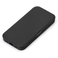 iPhone Air用 ガラスフリップケース ブラック PG-25CGF01BK