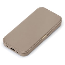 iPhone Air用 ガラスフリップケース ベージュ PG-25CGF02BE