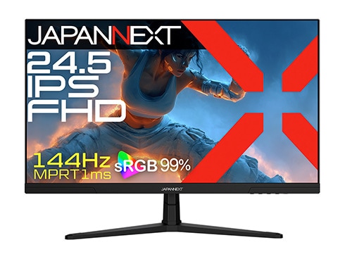 JAPANNEXT ゲーミングモニター　FJN-IPS24165GMFHDR Amazon.co.jp: JAPANNEXT 24.5型IPS フルHDパネル搭載165Hz対応