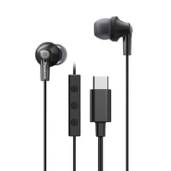 USB Type-C端子搭載 有線インサイドホン マイク付 ブラック RP-HJE150C-K