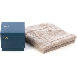 100 ウオッシュタオル 34×35cm ベージュ