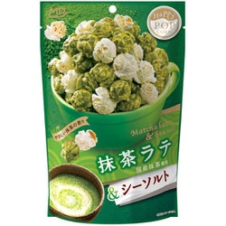 ハッピーポップコーン 抹茶ラテ&シーソルト 50g
