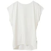 ライトプライムバッククロスチュニック レディース フィットネス ヨガ シャツ ホワイト（01） B1953TUB037