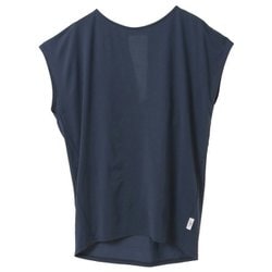 ライトプライムバッククロスチュニック レディース フィットネス ヨガ シャツ ネイビー（04） B1953TUB037