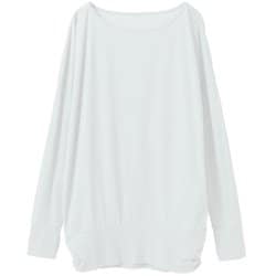 ライトプライムロングスリーブプルオーバー レディース フィットネス ヨガ シャツ ホワイト（01） サイズ0 B1953TUB040