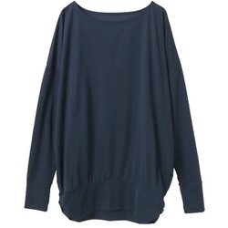 ライトプライムロングスリーブプルオーバー レディース フィットネス ヨガ シャツ ネイビー(04) サイズ 0 B1953TUB040