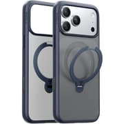 iPhone 17 Pro Max用 Torras - Ostand Q3 Spin Case Midnight Blue X00FX2918