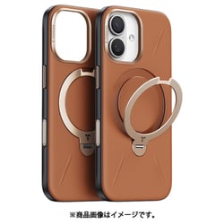iPhone 17用 Torras - Ostand Q3 レザートーン Case Brown X00FX3072