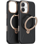 iPhone 17用 Torras - Ostand Q3 レザートーン Case Black X00FX3071