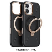 iPhone 17用 Torras - Ostand Q3 レザートーン Case Black X00FX3071
