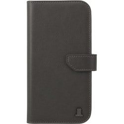 iPhone 17 Pro用 LANVIN COLLECTION - Folio Case Double Lined for MagSafe Gray LCDLGRYFLIP2563P