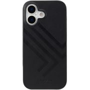 iPhone 17用 LANVIN COLLECTION - Wrap Case JL Logo Black LCJLBLKPWIP2563