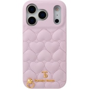 iPhone 17 Pro用 Samantha Thavasa- Wrap Case Heart Quilting with Hand Strap Pink STLPKWPHSIP2563P