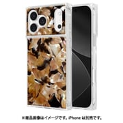 iPhone 17 Pro Max用 FLAUNT - フラント - Square MagSafe Case Brown Abalone FT057776