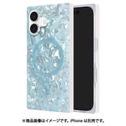 iPhone 17用 FLAUNT - フラント - Square MagSafe Case Icy Blue Pearl FT058312