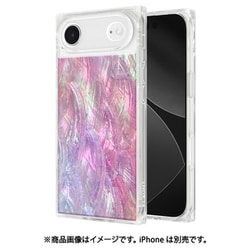 iPhone Air用 FLAUNT - フラント - Square MagSafe Case Pink Mother of Pearl FT057508