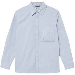 撥水ジップポケットオーバーシャツ メンズ シャツ ゼンブルー（003） Sサイズ ZCHBL09