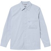 撥水ジップポケットオーバーシャツ メンズ シャツ ゼンブルー(003) Sサイズ ZCHBL09