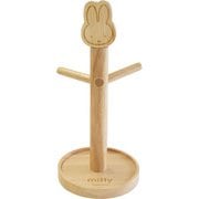 miffy ミッフィー 木製 マグカップスタンド すべり止め付き 幅12.6×高さ25×奥行12.6cm