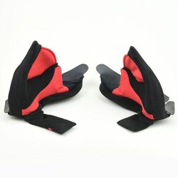 HJC チークパッド RPHA90 D.VADER 標準 BLACK/RED L（25mm） HJP495