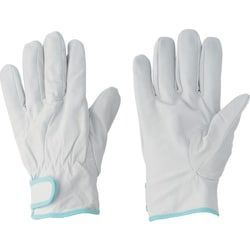 川西 豚本革手袋(袖口マジックタイプ)豚レインジャー 内綿タイプ 1P Mサイズ 2390-M