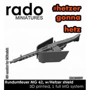RDM35S57 1/35 WWII ドイツ ヘッツァー用 MG42車内操作式機銃 [プラモデル用パーツ]