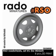 RDM35S67 1/35 WWII ドイツ RSO 転輪セット #1 （ミニアート用） [プラモデル用パーツ]