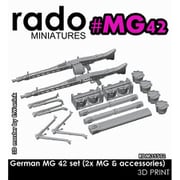 RDM35S72 1/35 WWII ドイツ MG42機関銃&アクセサリーセット 2丁入 [プラモデル用パーツ]