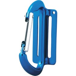 DOGYU カラビナ式 アルミツールフック F-25-B ブルー 1934