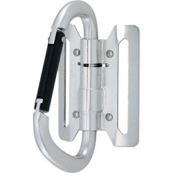 DOGYU カラビナ式 アルミツールフック（可動式）F-55-S シルバー 2243