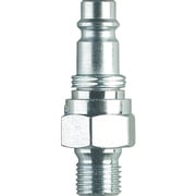 CEJN スナップ・チェック/358 ワンタッチ検圧ニップル バルブ付き NPT1/8 オネジ 10-358-6451