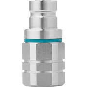 CEJN ノン・ドリップニップル（プラグ）呼径9mm ステンレス製 バルブ付 G1/2"メネジ EPDM 10-577-6220