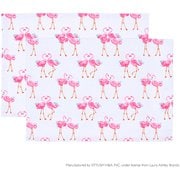 ランチョンマット(25cm×35cm) 2枚セット LAURA ASHLEY Pretty Flamingo N3696700