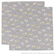 ランチクロス・給食ナフキン(45cm×45cm) 2枚セット LAURA ASHLEY DOGS N3969300